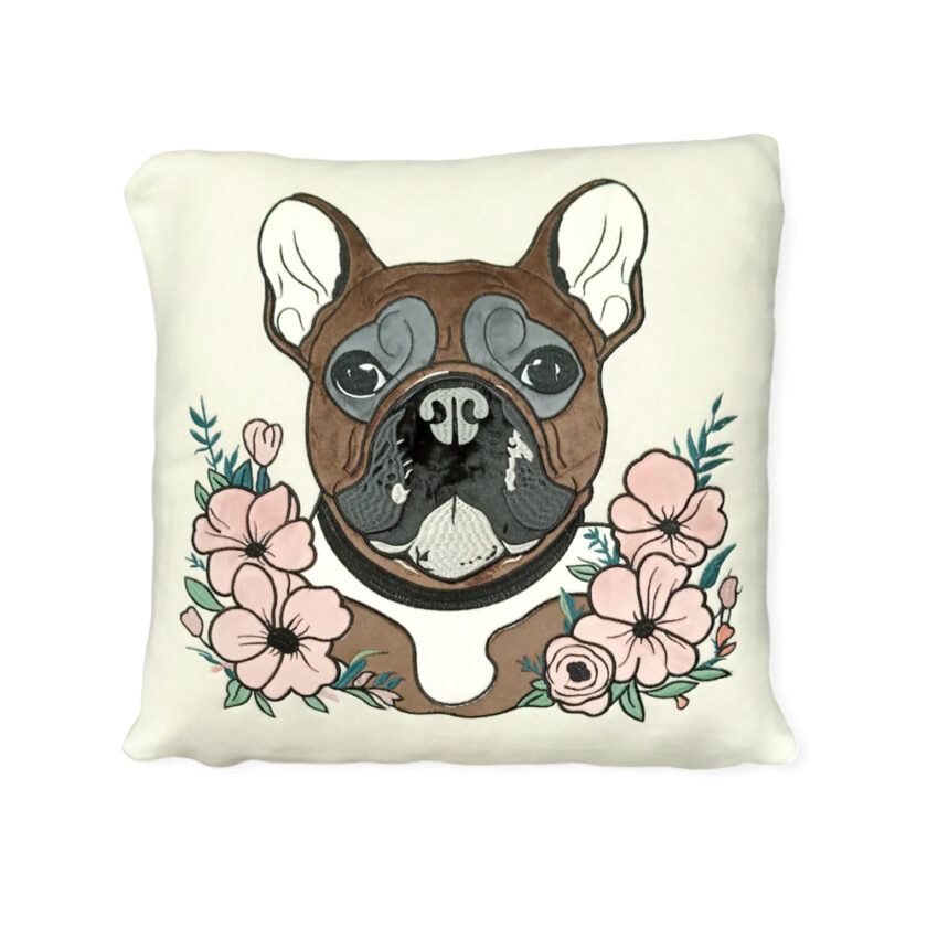 Cuscino decorativo Doggy Matilde avorio